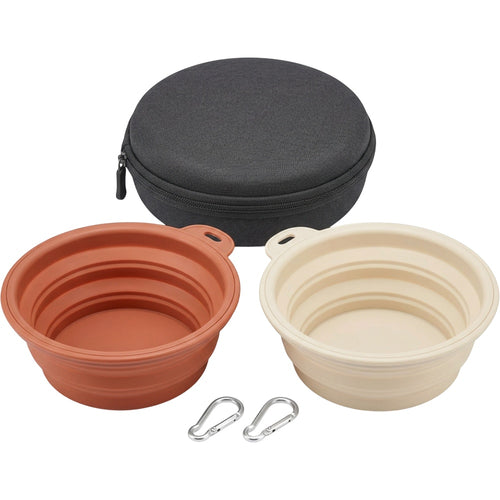 Zeoma Collapsible Pet Bowls with Carry Case 700 ml Pair - Product view