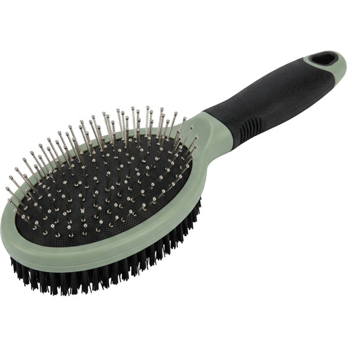 Zeoma Double-Sided Pet Grooming Brush 23 cm Sage - Product view